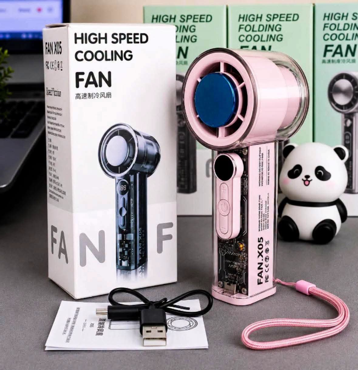 X05 Handheld Fan Portable High-Speed Cooling Turbine
